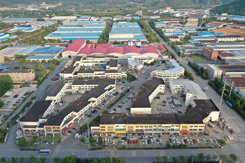 宁国汽车城片区航拍实景