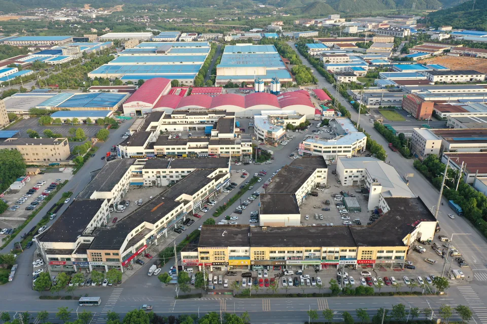 宁国汽车城片区航拍实景